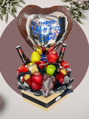 Caja de Frutas con Globo