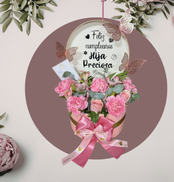 Caja Floral “Hija Preciosa”