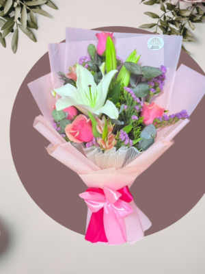 Ramo de Lirios y Rosas