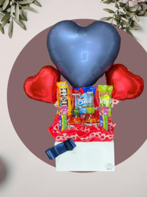 Caja Sorpresa con Globos y Dulces