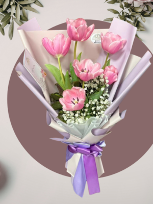 Ramo de Tulipanes Rosados