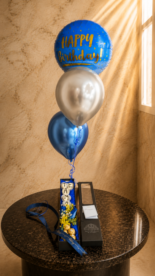 Detalle con Globos y Dulces