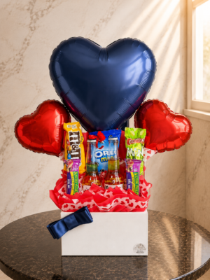 Caja Sorpresa con Globos y Dulces