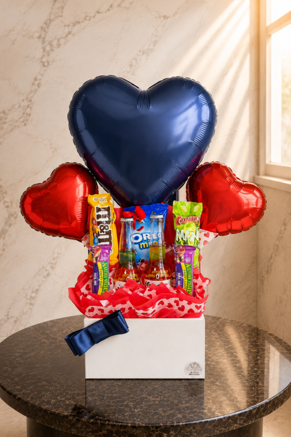 Caja Sorpresa con Globos y Dulces