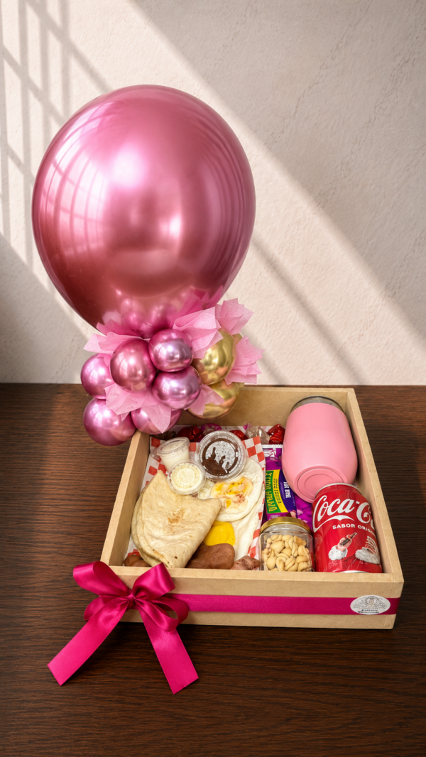 Caja de Aperitivos Sorpresa con Globo