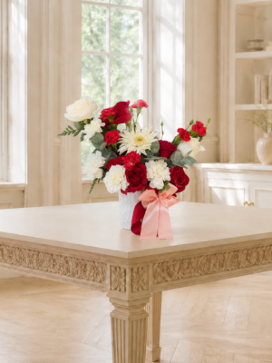 Arreglo Floral Elegante en Base