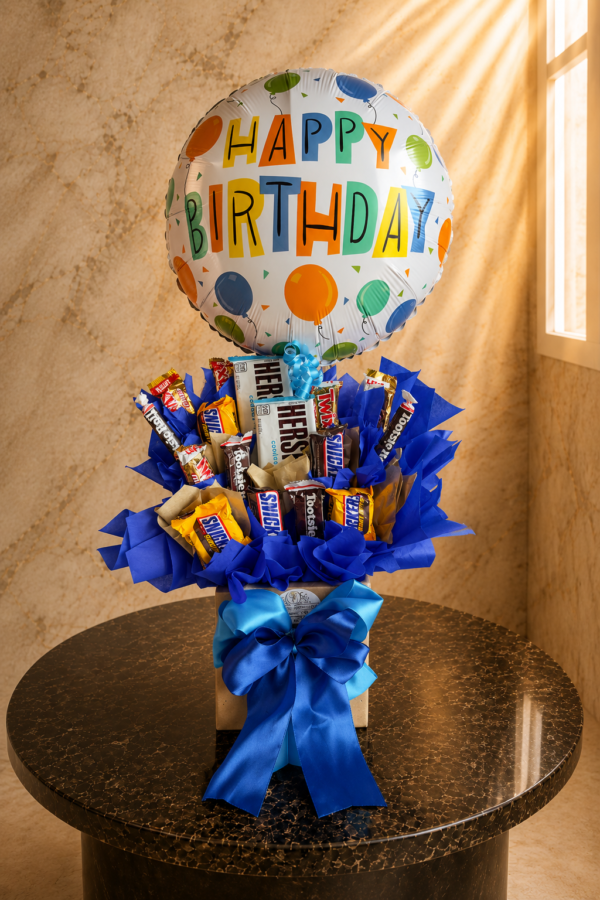 Bouquet Dulce de Cumpleaños para Caballero