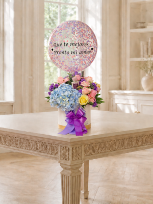 Detalles Dama (20) Arreglo Floral de Recuperación para Dama