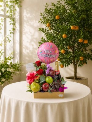 Arreglo Frutal de Cumpleaños para Dama