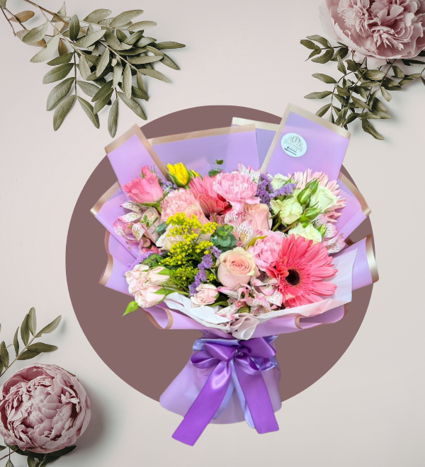 Ramo Floral Encanto Pastel
