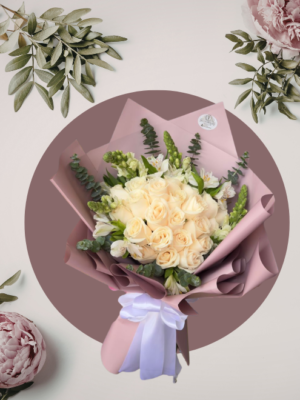 Ramo de Rosas Blancas Premium
