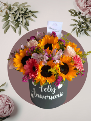 Arreglo Floral de Girasoles para Dama