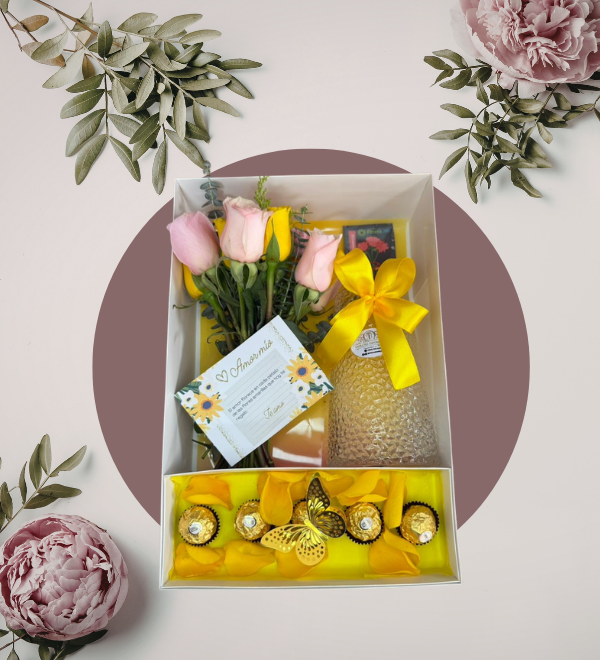 Caja Floral Premium para Dama